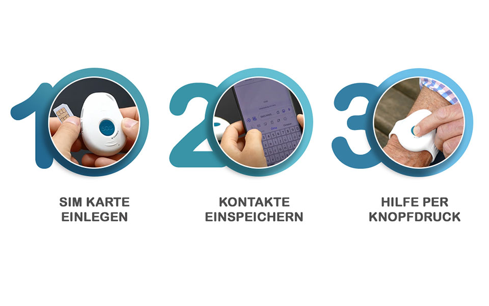 einfache einrichtung des hausnotruf systems