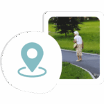 seniorin hat sich im park verlaufen und wir mit gps geortet