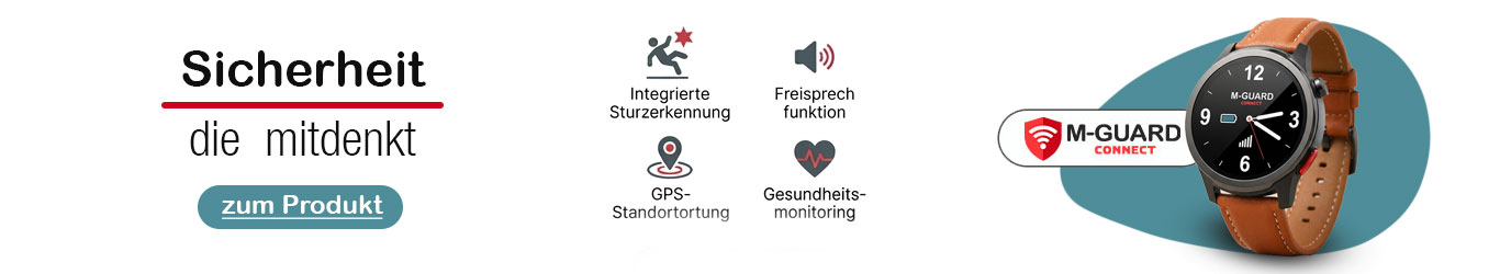 neue moderne notfalluhr senioren