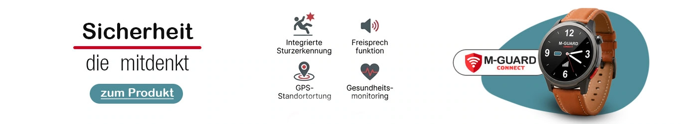 neue moderne notfalluhr senioren